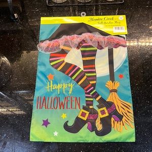 New With Tags Happy Halloween Garden Flag